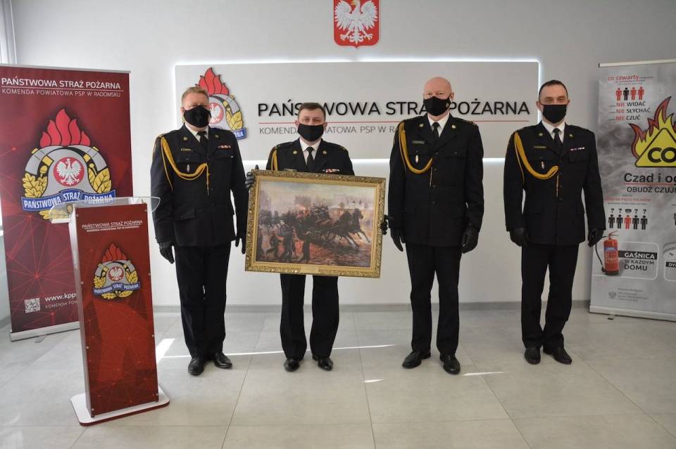 Zastępca Komendanta Powiatowego PSP w Radomsku przeszedł na zaopatrzenie emerytalne